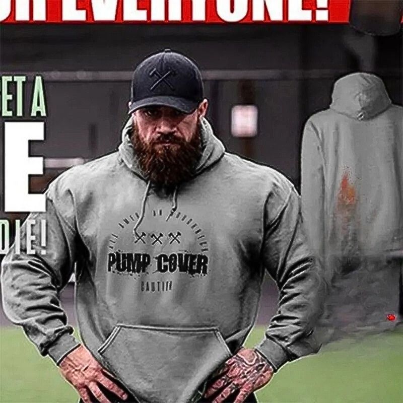 Regius London - Men’s Gym Hoodie – Winter Fleece Pullover (Fitness & Casual)