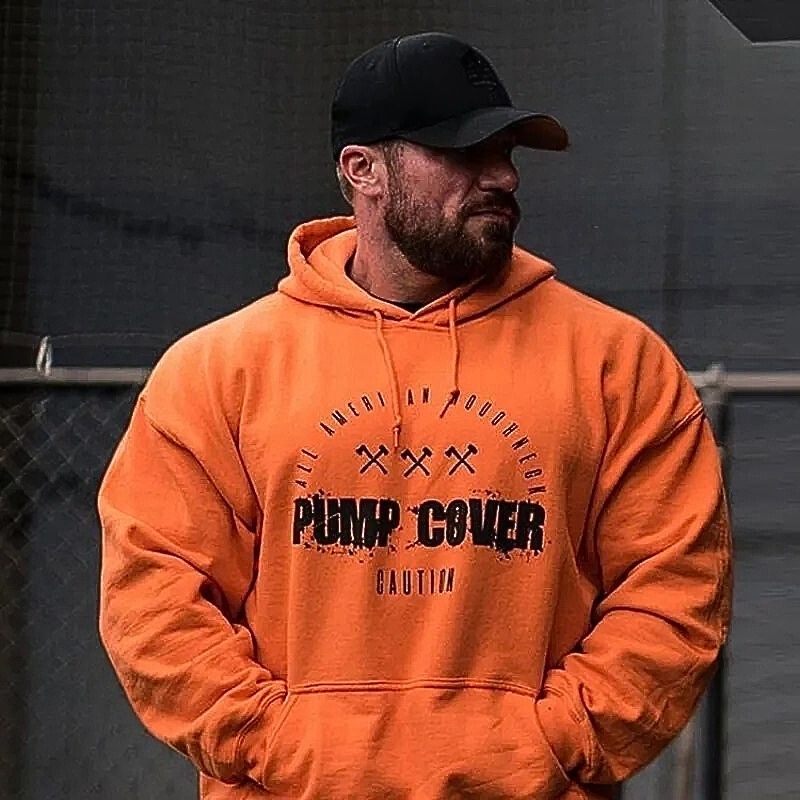 Regius London - Men’s Gym Hoodie – Winter Fleece Pullover (Fitness & Casual)