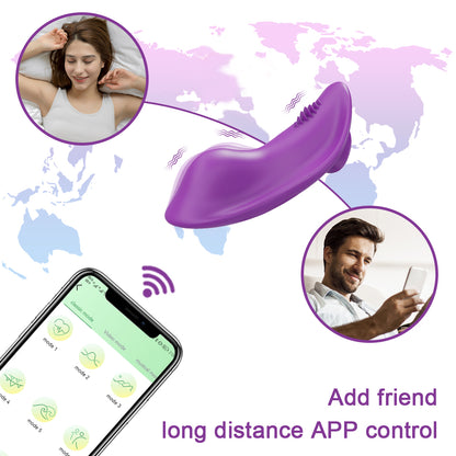 Mini Wearable Vibrator for Couples – App-Controlled Clitoral Stimulator